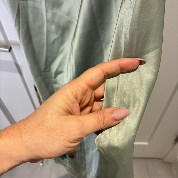 NWT Anthropologie Hutch Strapless Column Satin Maxi Dress XL - Picture 11 of 12